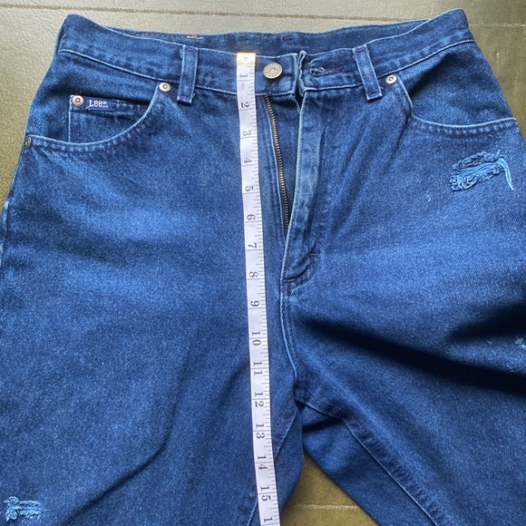 LEE high rise jeans 80s/90s Vintage Union Made in USA - Picture 6 of 7